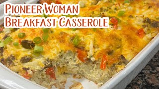 PIONEER WOMAN BREAKFAST CASSEROLE Breakfast recipes Casserole Recipes Egg Casserole for family [upl. by Adnaloy]