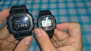 CASIO GSHOCK GX56BB VS DW5600E dw 5600 dw5600 gx56bb [upl. by Eedia]