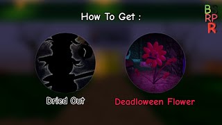 Baldi Super RP Revival How To Get Dried Out amp Deadloween Flower Badge [upl. by Novyad372]