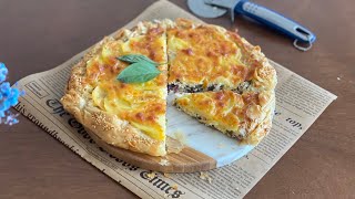 Recette rapide de Tarte croustillante au épinard en 10 min [upl. by Elleved247]