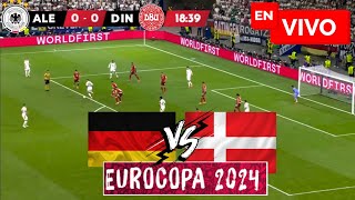 🔴 ALEMANIA VS DINAMARCA EN VIVO  UEFA EUROCOPA 2024 OCTAVOS DE FINAL  GERMANY VS DENMARK LIVE [upl. by Ibrab]