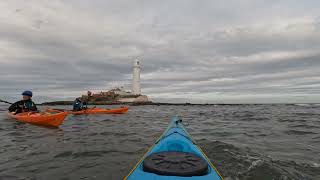 Kayaking from Seaton Sluice to Tynemouth on Sunday 27th October 2024 [upl. by Kalvn]