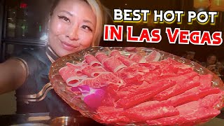 THE BEST HOT POT IN Las Vegas at Xpot inside the Palazzo RainaisCrazy [upl. by Range]