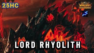 Elemental Shaman LORD RHYOLITH 25H  FIRELANDS Cataclysm Classic  Week 1 P3  Sun Tse [upl. by Ahsiemaj245]