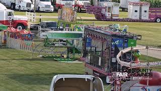 LIVE Setting up the Carnival Rides and Midway  Saturday 81223 [upl. by Ytissahc]