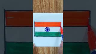 How to draw Indian National Flag flag drawin drawing art india indianflag [upl. by Patrizius]