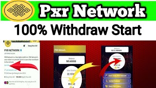 Prx network withdraw Pxr network new update  Pxr network kyc verification [upl. by Onateyac]