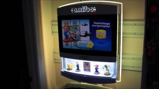 Wii U and Amiibo Store Display Kiosk Pickup  Showcase [upl. by Giffard933]