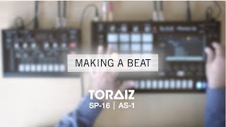 Making a beat with Kiko Navarro on the TORAIZ SP16 and AS1 [upl. by Oilegor545]