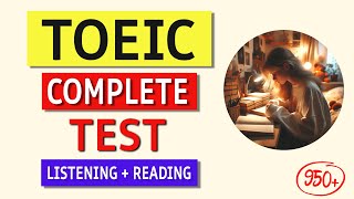 TOEIC Practice Test 2024 Complete Listening amp Reading Sections Answers Provided [upl. by Islehc123]