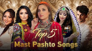 Top 5 Mast Pashto Songs [upl. by Eihtak744]