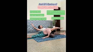 Couple Yoga Stretches shortfeed shortsviral coupleyoga [upl. by Nylirem78]