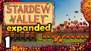 Lets play Stardew Valley EXPANDED for the first time ep 1 [upl. by Arries]