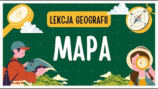 Mapa  definicja skala rodzaje  lekcja geografii dla klasy piątej [upl. by Sirrad]