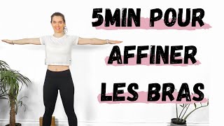 5MIN SEANCE BRAS  TONIFIER AFFINER et MUSCLER ses bras sans équipement a la maison [upl. by Novahs955]