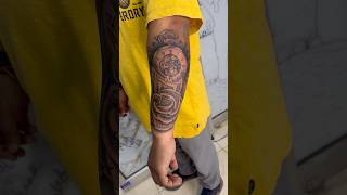 Dollar Rose With Compass Tattoo dollar custamized compass shorts trending viralvideo tattoo [upl. by Arutak152]