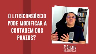 PROCESSO CIVIL o LITISCONSÓRCIO pode modificar a contagem dos PRAZOS [upl. by Burnham]