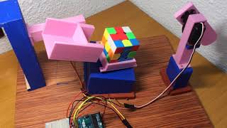 Arduino Rubiks Cube Solving Robot [upl. by Nirol]