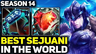 RANK 1 BEST SEJUANI IN SEASON 14  AMAZING GAMEPLAY  League of Legends [upl. by Attevad]