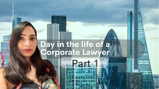 Day In the Life of a Corporate Lawyer  come to the office Part 1 [upl. by Ornas]