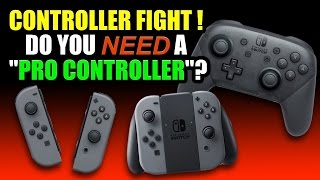 Nintendo Switch Controller Fight  Do You NEED the ProController  Nintendo Switch Review [upl. by Garlanda]