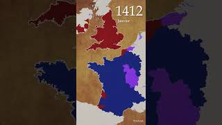 La Guerre de 100 Ans en 1 Minute [upl. by Cand402]