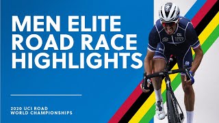 Men Elite Road Race Highlights  2020 UCI Road World Championships [upl. by Anerres114]