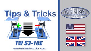 Ajustment of the lowering speed on a TW S310E scissor lift from TWIN BUSCH®  Tips amp Tricks [upl. by Anaidni]