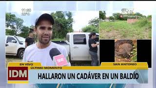 Hallaron un cadáver envuelto en San Antonio [upl. by Liscomb]