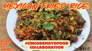 MEXICAN STEAK FRIED RICE RECIPE CINCODEMAYOFOOD [upl. by Ylekalb]