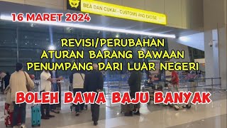 INFO UPDATE ATURAN BARANG BAWAAN DARI LUAR NEGERI MARET 2024 [upl. by Alessandra929]