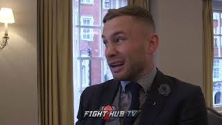 CARL FRAMPTON TALKS FUTURE RETIREMENT quotI WANT TO GET OUT OF BOXING ON A BIG WINquot [upl. by Aeel689]