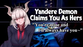 ASMR Yandere Demon Claims You As Hers F4A FDom Mommy Possessive Romantic [upl. by Ahsik793]