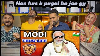 Narendra Modi Thug Life Compilation  Pakistani Reaction [upl. by Ullyot]