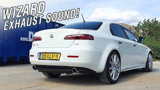 Alfa Romeo 159 1750 TBi WIZARD EXHAUST sound [upl. by Eliga556]