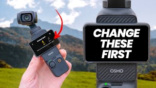 DJI OSMO POCKET 3  20 SETTINGS You SHOULD CHANGE IMMEDIATELY [upl. by Artekal615]