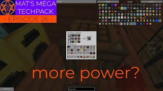 From Redstone Flux to Reactor Flux  Minecrafts Mats Mega Techpack ep 26 [upl. by Nayd936]