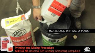 ARDITEX NA  Substrate Priming and Mixing Procedure [upl. by Giamo]