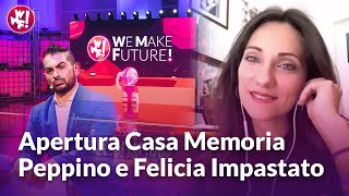 Apertura Casa Memoria Peppino e Felicia Impastato  Luisa Impastato al WMF Online [upl. by Alsworth]