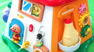 アンパンマンおもちゃアニメ おおきなよくばりボックス アンパンマンどこかな？ ナガネギマン Anpanman Big Toy Box [upl. by Alathia]