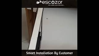 Smart Fingerprint Drawer Lock Smartly Installed By Customer of Escozor [upl. by Zerdna]