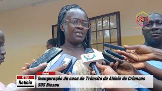 Aldeia de Crianças SOS Bissau inaugura casa de Trânsito [upl. by Atika]