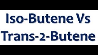 Why Isobutene MeCHCH2 is more stable than cis2butene  Stability of Alkenes PART 1 [upl. by Kimble134]