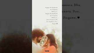 Nagumo song lyric Whatsapp Status  Hridayam movie song  Pranav  vineeth sreenivasan nagumo [upl. by Blane909]