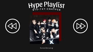 b t s • t x t • e n h y p e n  hype playlist 2022 [upl. by Sandi]