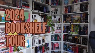 BOOKSHELF TOUR 2024 [upl. by Neerihs]