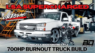 ONDGAS Supercharged LSA Silverado 60 Build pt2 [upl. by Ahsinot213]