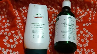 Alps goodness anti hair fall shampoo amp conditioner honest review 🙂 [upl. by Ahsenom]