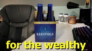 Saratoga Sparkling Water Review [upl. by Aneele764]