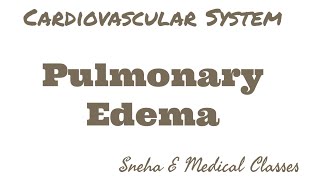 Pulmonary Edema in Hindi  Medical Surgical  Adult Health [upl. by Ohcamac886]